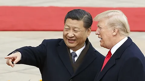 He who laughs last? Chinese President Xi Jinping and US President Donald Trump are engaged in a tariff standoff.