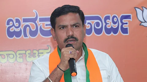 Karnataka BJP President B.Y. Vijayendra