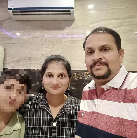 Pallavi, Manjunath and their son