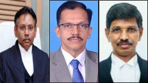 Justice Anil K Narendran , Justice PG Ajith Kumar and Justice Girish