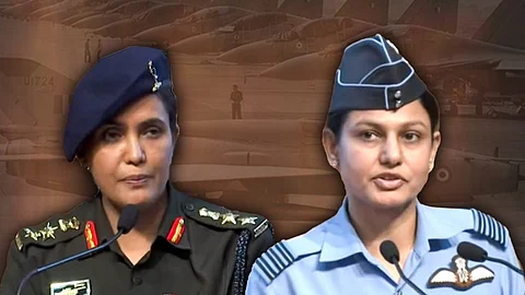 Colonel Sophia Qureshi and Wing Commander Vyomika Singh.
