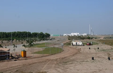 A road under construction