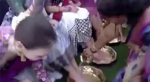 Telangana: Washing of feet of Miss World contestants triggers outrage