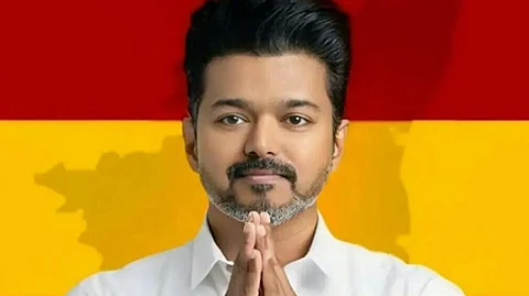 Tamilaga Vettri Kazhagam (TVK) President and popular actor Vijay