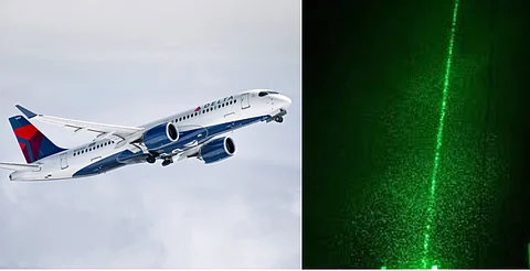Laser beam interferes with landing flight for third time in Chennai