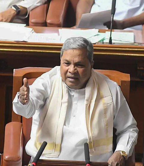 Karnataka Chief Minister Siddaramaiah