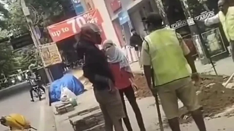 Screengrab from the video