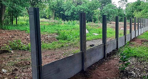 image featuring the compound wall NSS built earlier