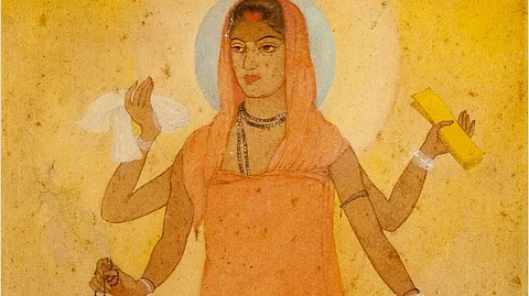 Bharat Mata, painting by Abanindranath Tagore