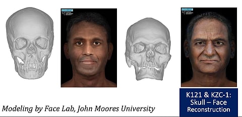 Scientists reconstruct faces from 2500-year-old Keezhadi skulls