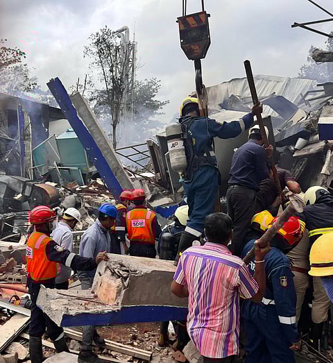 Telangana factory blast: Sigachi suspends operations, denies reactor explosion