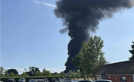 Plane crashes at London Southend airport