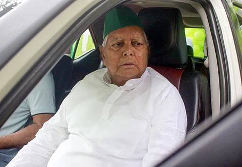 Rashtriya Janata Dal (RJD) leader Lalu Prasad