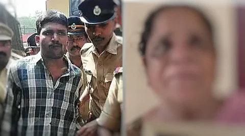 Govindachamy and blurred image of victims mother
