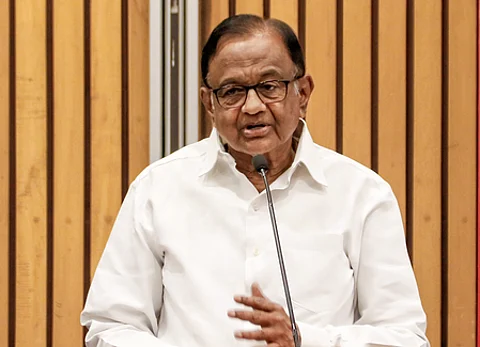 Senior Congress leader P Chidambaram