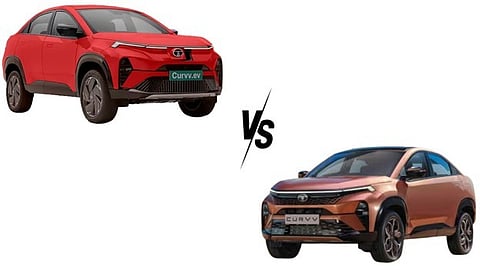 Engine, Range & Refuel: Tata Curvv vs Curvv EV