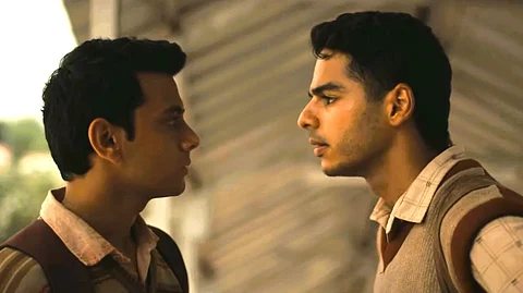 Vishal Jethwa (left) and Ishaan Khatter in Homebound