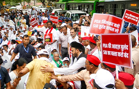 ECI dismisses agitating Opposition leaders’ allegations on voter list as ‘incorrect’