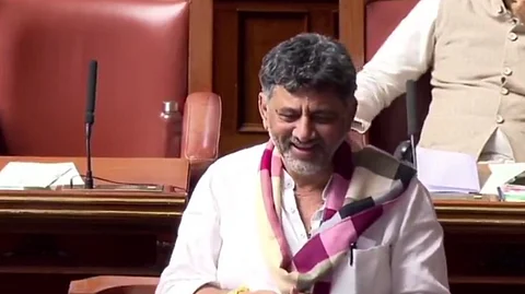 DK Shivakumar stuns Assembly, sings RSS anthem during debate on Bengaluru stampede