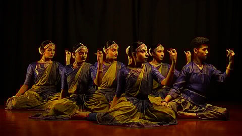 Students of The Nirali Collective performing Kaafi