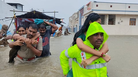 Heavy rainfall triggers flash floods in Telangana, hits road and rail traffic