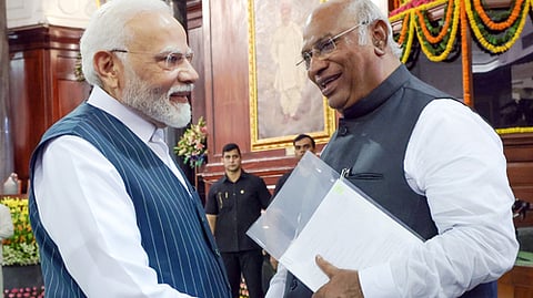 PM Modi speaks to Cong chief Mallikarjun Kharge, wishes him speedy recovery