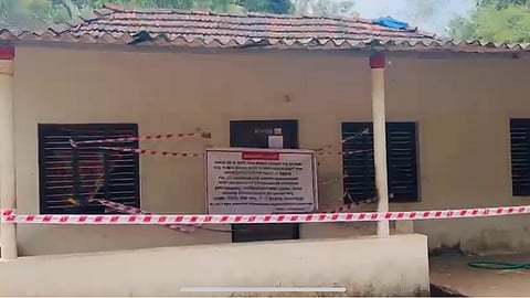 Saaramma’s house which was allegedly illegally seized by the police after they booked her daughter for illegal transport of cattle
