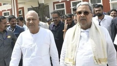 MLA Raju Kage with CM Siddaramaiah