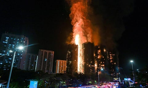 44 killed as fire engulfs high-rise Hong Kong buildings, 3 arrested