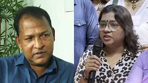 Image featuring Balachandrakumar and Sheeba (L to R)