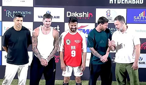 Hyderabad turns into a sea of fans for Lionel Messi’s GOAT Tour