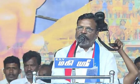 Thirumavalavan declares BJP ‘unwelcome’ in TN, slams Sangh Parivar