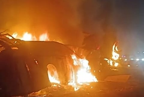 Tatanagar-Ernakulam Express fire