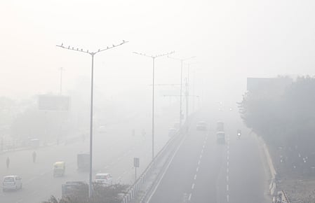 Delhi chokes as AQI slips into 'severe' zone