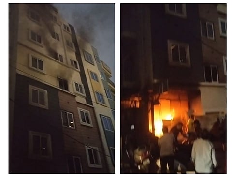 A fire broke out at a Bengaluru PG accommodation in December.