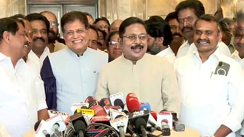 TTV Dhinakaran rejoins NDA, accepts EPS’s leadership