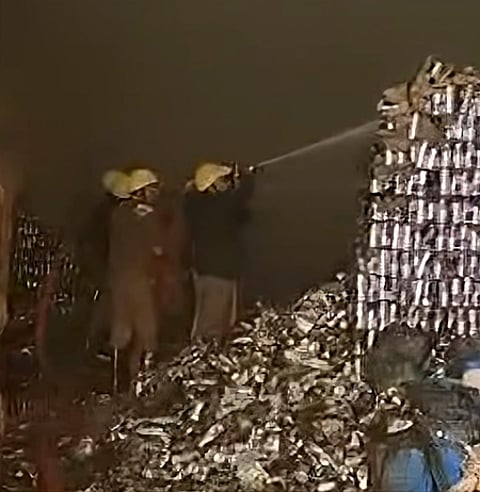 Massive fire at dry food warehouse on Kolkata outskirts, six feared trapped