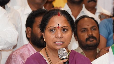 Kavitha launches blistering attack on cousin Santosh, calls him CM’s ‘informer’