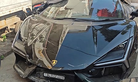 Businessman’s son detained after Lamborghini crash in Kanpur, several injured
