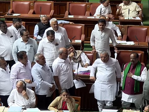 War of words in Karnataka Assembly; Speaker criticises members over personal attacks