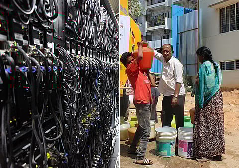 In Bengaluru's water-stressed areas sit most of its data centres