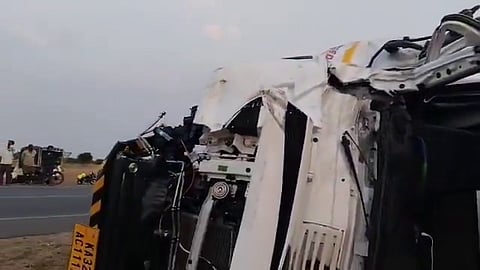 Accident near Mantralayam