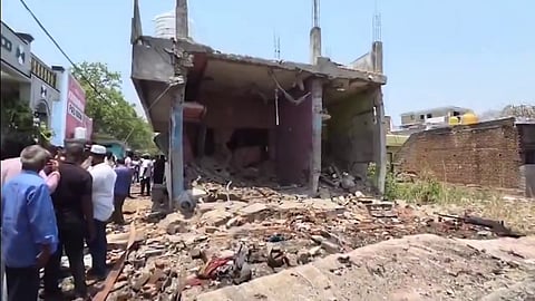 House in Kadiri where explosion killed five people