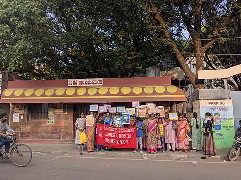 A protest against the SIR in Bengaluru