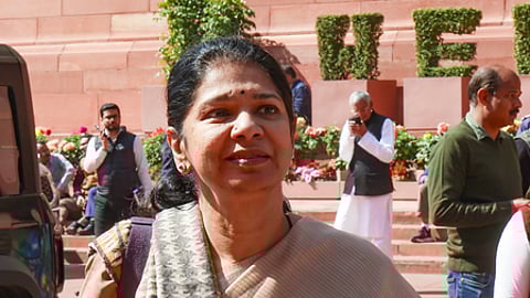 ‘Think about your future, then vote,’ says DMK’s Kanimozhi after casting ballot in Chennai