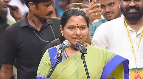‘Won’t abandon Telangana like KCR’: Kavitha claims TRS identity at party launch