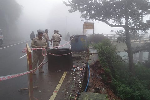 Another landslide in Agumbe Ghat due to heavy rains, traffic disrupted again