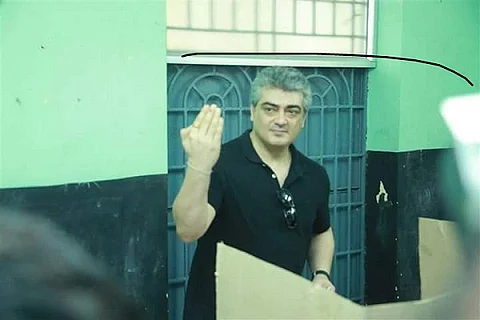 Ajith FC vs Vijay FC: Thala’s look a hit, but gets trolled for inking the wrong finger