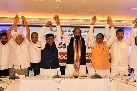 BJP and Congress join hands in Telangana to oppose CM KCR’s Secretariat plan