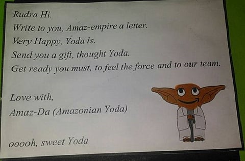 Amazon delights this kid, gifts him the lightsaber he wanted to buy with piggybank coins